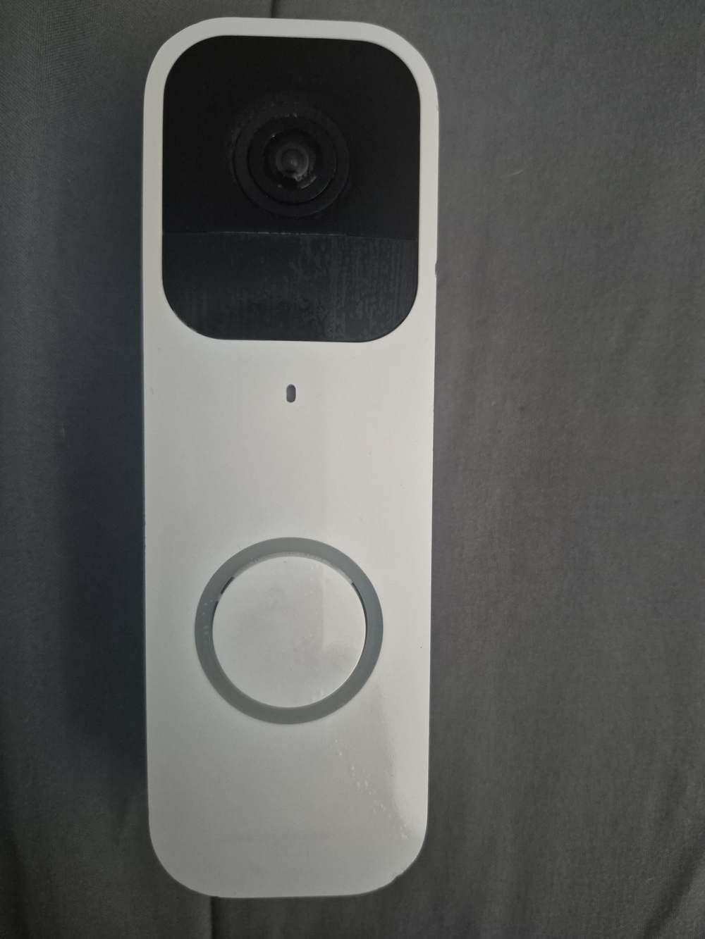 White Smart Video Doorbell Camera - Wireless Home Visitor Alert